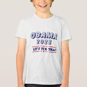 T-shirt En Tri-matière Obama Vintage rétro patriotique 2028