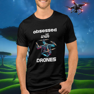 T-shirt En Tri-matière Obsédés par les drones