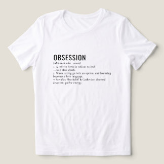 T-shirt En Tri-matière Obsession Littéraire Gothique Définition Tee