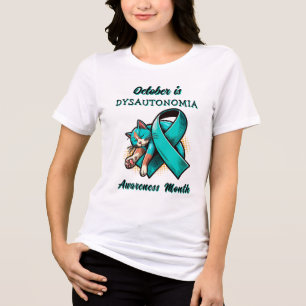 T-shirt En Tri-matière Octobre est le Mois de sensibilisation aux POTS
