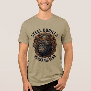 T-shirt En Tri-matière Œuvre d'art du Steel Gorilla Mechanic Club