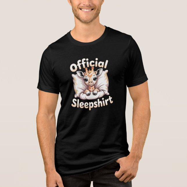 T-shirt En Tri-matière  Official Sleepshirt Giraffe (Recto)