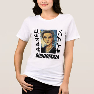 T-SHIRT  EN TRI-MATIÈRE OG MOMOKO TÊTE COULEUR AVANT VUE TEXTE BOLD