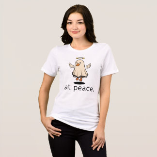 T-shirt En Tri-matière Oie ange de paix, Cadeau d'humour noir d'Halloween