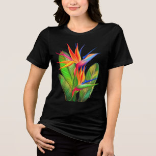 T-shirt En Tri-matière Oiseau du Paradis Strelitzia