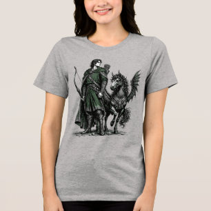 T-shirt En Tri-matière Ombres ailées & Visée ésotérique de Leraje