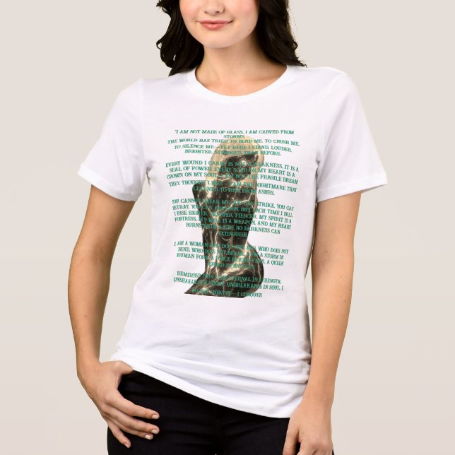 T-shirt En Tri-matière omrani L'incassable Femme (Recto)