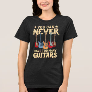 T-shirt En Tri-matière On n'a jamais trop de guitares
