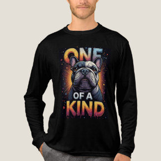 T-shirt En Tri-matière One Of A Kind Dog Portrait With Bold Colors