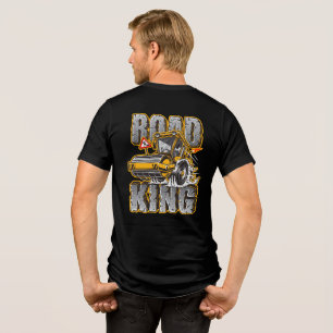 T-shirt En Tri-matière Opérateur de compacteur de construction Funny Road