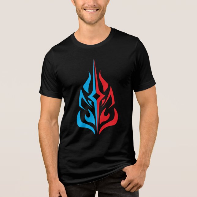 T-shirt En Tri-matière Ornamental Floral Design (Recto)