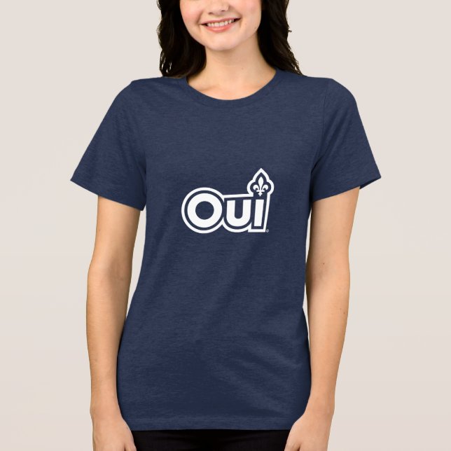 T-shirt En Tri-matière OUI Québec (Recto)