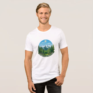 T-shirt En Tri-matière Our Earth & Legacy Nature Landscape Eco Awareness