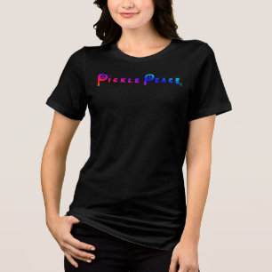 T-shirt En Tri-matière Paix Pickle Plaine Arc-en-ciel