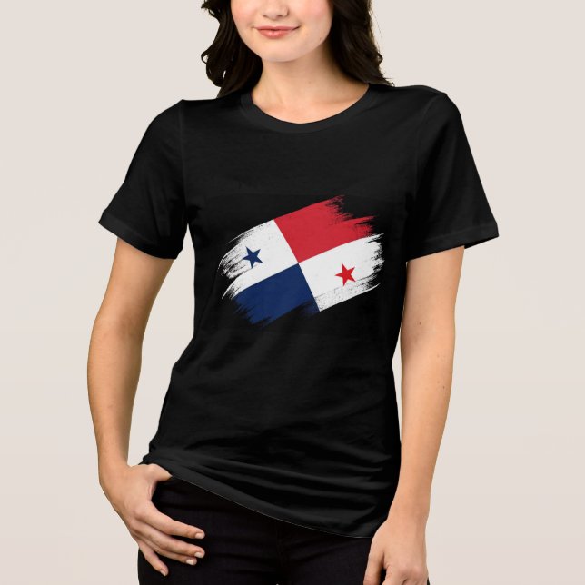 T-shirt En Tri-matière PANAMA Cadeau spécial Black Tourist Classic (Recto)