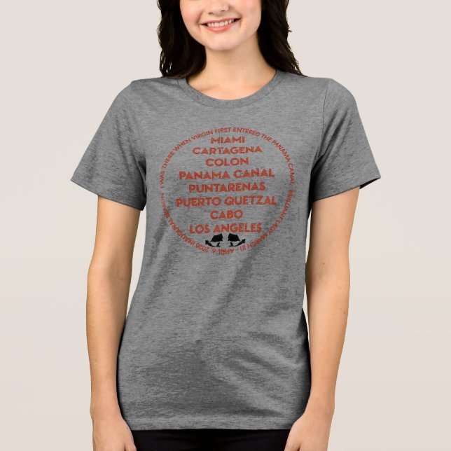 T-shirt En Tri-matière Panama Canal First Time (Recto)