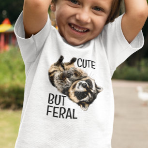 T-shirt En Tri-matière Panda Corbeille Raton Laveur Mignon Mais Féroce 