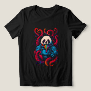 T-shirt En Tri-matière Panda Kraken Cosmique