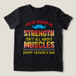 T-shirt En Tri-matière "Papa : Force Tranquille, Impact Fort"