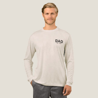 T-shirt En Tri-matière Papa Simple typographie T-shirt