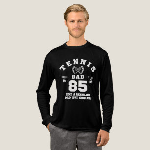 T-shirt En Tri-matière Papa Tennis Drôle Sports Établis 1985
