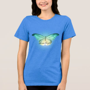 T-shirt En Tri-matière Papillon de crème de menthe