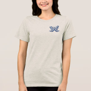 T-shirt En Tri-matière Papillon de sensibilisation au cancer du côlon
