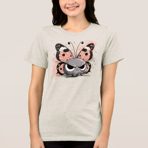 T-shirt En Tri-matière Papillon Grincheux