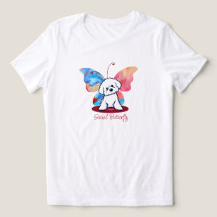 T-shirt En Tri-matière Papillon KiniArt Bichon