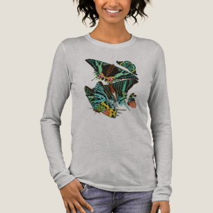 T-shirt En Tri-matière Papillons verts vintage de E.A. Séguy