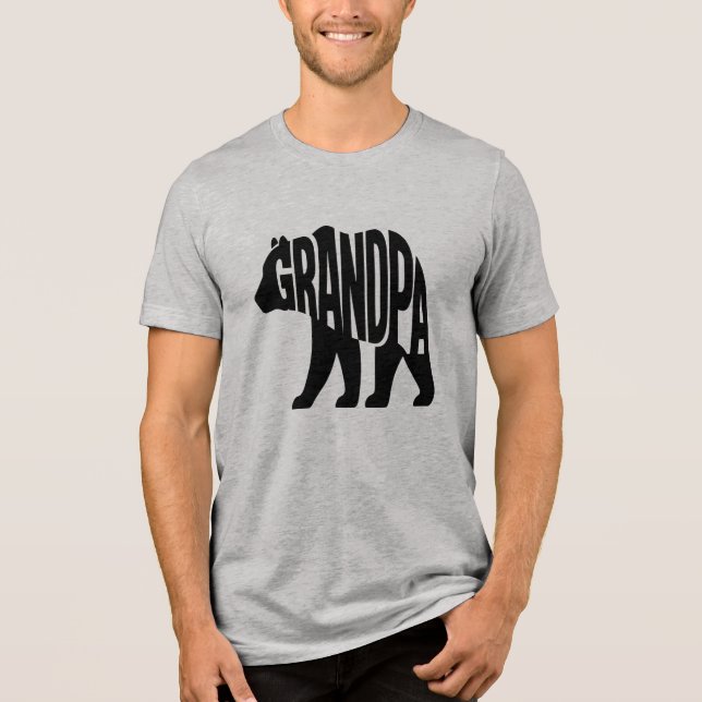 T-shirt En Tri-matière Papy ours  (Recto)