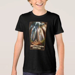 T-shirt En Tri-matière Parcs nationaux du canyon de Sequoia & Kings