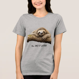 T-shirt En Tri-matière Paresseux mignon