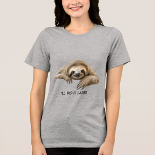 T-shirt En Tri-matière Paresseux mignon