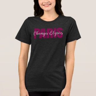 T-shirt En Tri-matière Paris - Champs-Élysées - Design personnalisé éléga