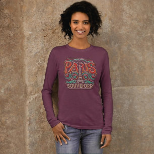 T-shirt En Tri-matière Parisian Bloom Love Symphony à manches longues