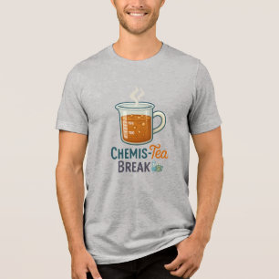 T-shirt En Tri-matière Pause-Thé-Chemis - Funny Science & Café Bold