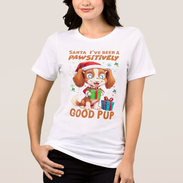 T-shirt En Tri-matière Pawsitivement une bonne tasse (Recto)