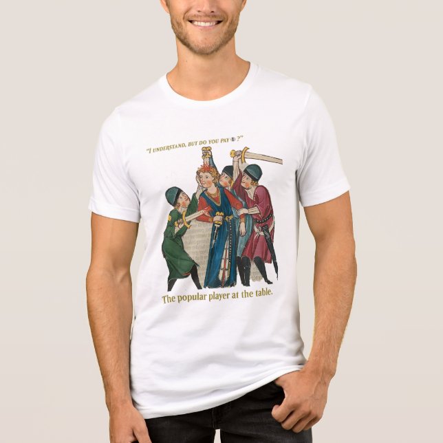 T-shirt En Tri-matière "Payez-vous le 1 ?" Étude rythmique magique (Recto)