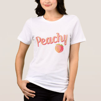T-SHIRT EN TRI-MATIÈRE PEACHY