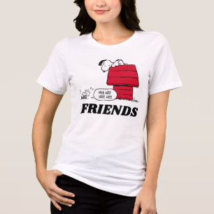 T-shirt En Tri-matière PEANUTS   Motif rouge et noir