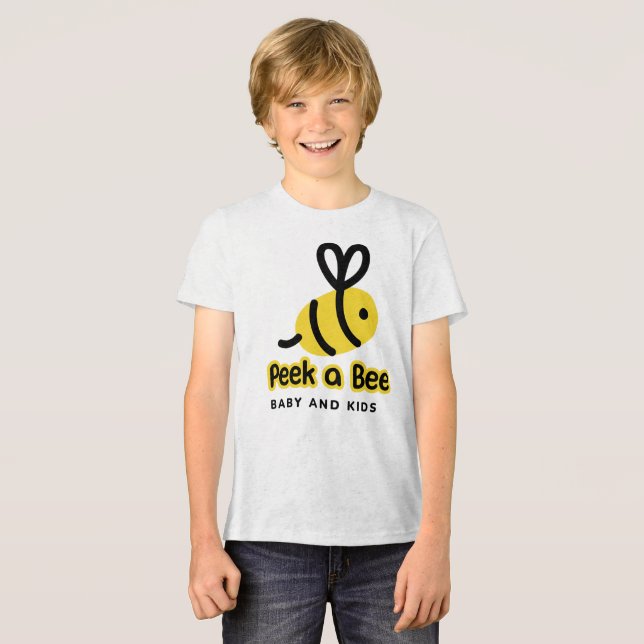 T-shirt En Tri-matière Peek a Bee printed (Recto plein)