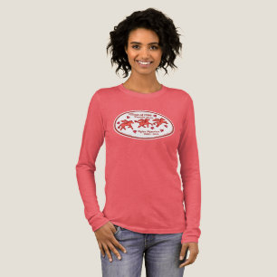 T-shirt En Tri-matière Pegasus Posse Réunion Rubis 