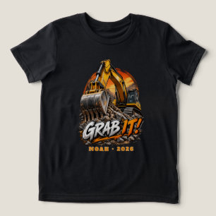 T-shirt En Tri-matière Pelle lourde personnalisée Grab It
