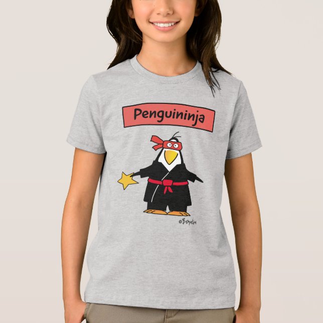 T-shirt En Tri-matière PENGUININJA penguin ninja par Sandra Boynton (Recto)