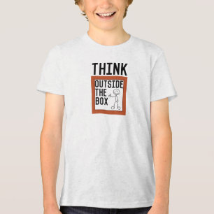 T-shirt En Tri-matière Pensez en dehors de la boîte Inspirant