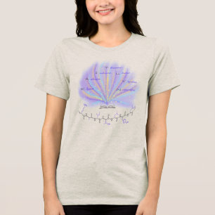 T-shirt En Tri-matière peptide KAITLYN, livre magique, texte personnalisé