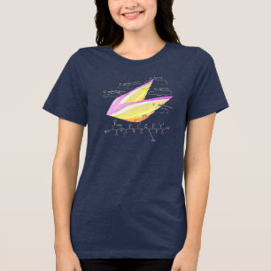 T-shirt En Tri-matière Peptide NIKKI, thème AUC, texte personnalisé, somb