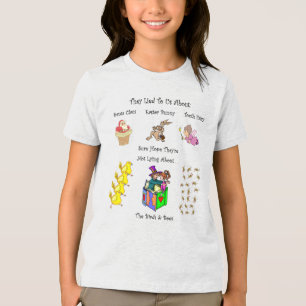 T-shirt En Tri-matière Père Noël~Lapin de Pâques~Fée des dents~Les abeill
