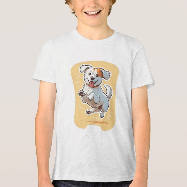 T-shirt En Tri-matière Perro Feliz (Recto)